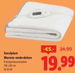 Aanbieding: Warmte-onderdeken