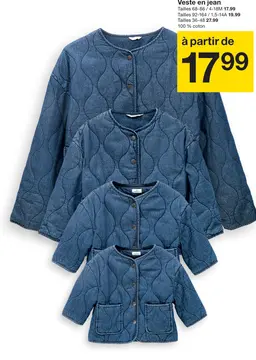 Offre: Veste en jean