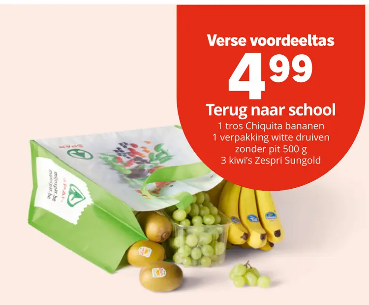 Promotie: Verse voordeeltas