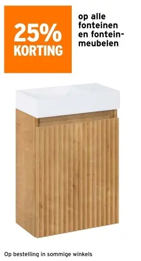 Aanbieding: fonteinen en fonteinmeubelen
