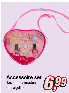 Aanbieding: Accessoire set Tasje met sieraden en nagellak
