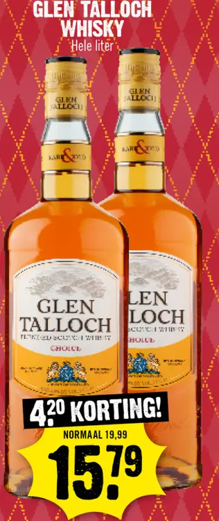 Aanbieding: Glen talloch whisky