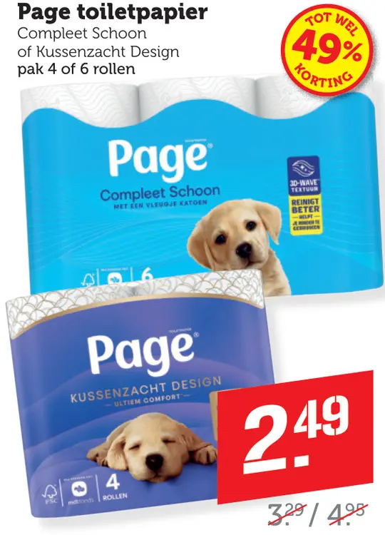 Aanbieding: toiletpapier
