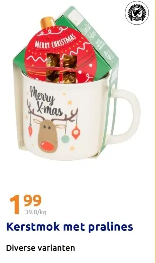 Promotie: Kerstmok met pralines