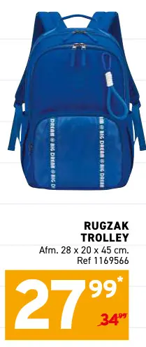 Promotie: Rugzak trolley