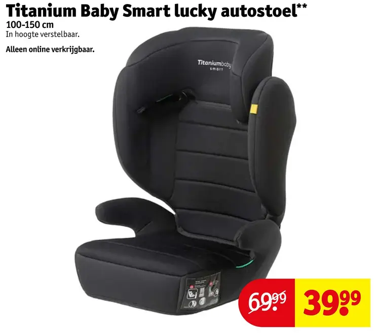 Aanbieding: Titanium Baby Smart lucky autostoel**