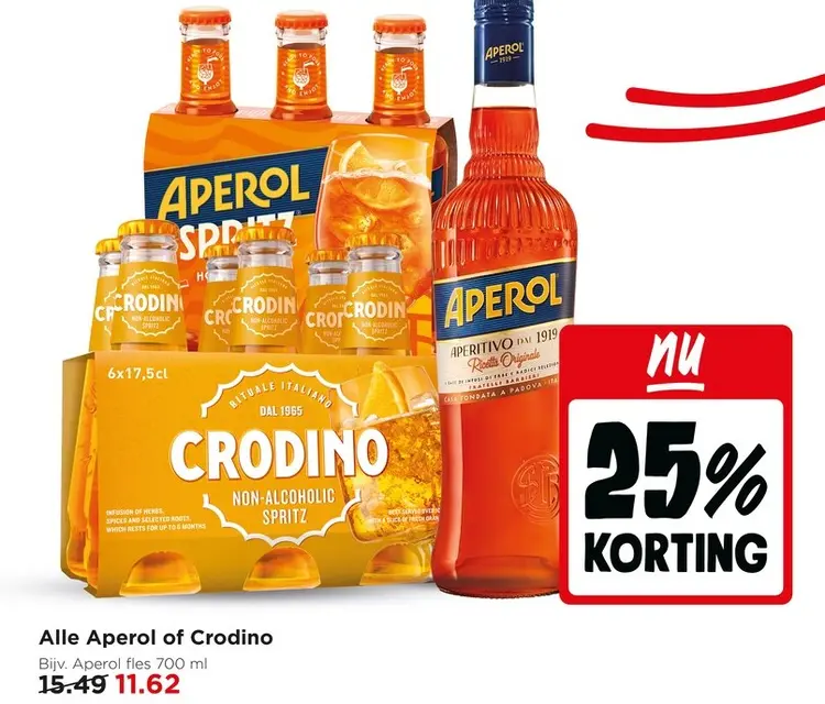 Aanbieding: Aperol of Crodino