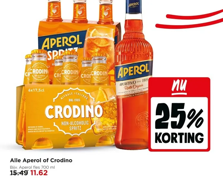 Aanbieding: Aperol of Crodino