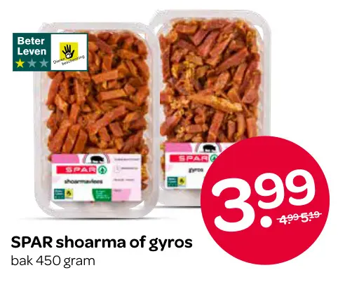 Aanbieding: Shoarma of gyros
