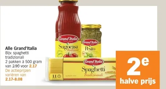 Aanbieding: Spaghetti Tradizionali