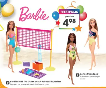 Aanbieding: Barbie Strandpop