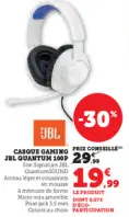 Offre: Casque gaming JBL quantum 100p