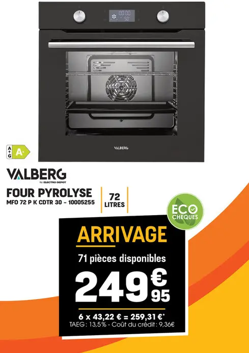 Offre: Four pyrolyse