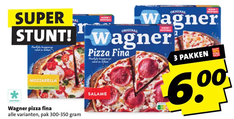 Aanbieding: pizza fina
