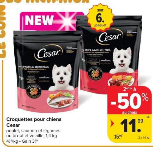 Offre: Croquettes pour chiens