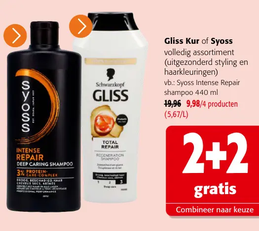 Promotie: Gliss Kur of Syoss