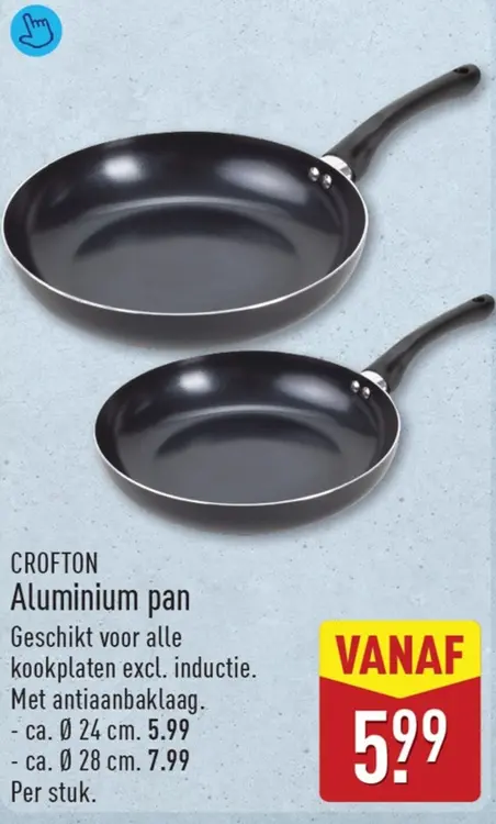 Aanbieding: Aluminium pan