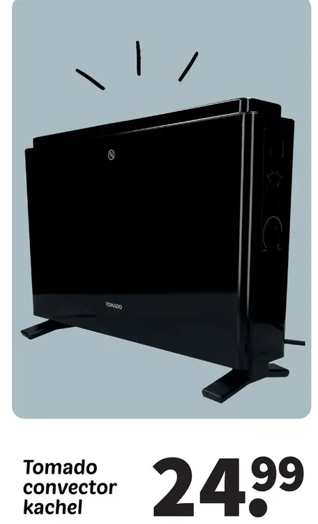 Aanbieding: Tomado convector kachel