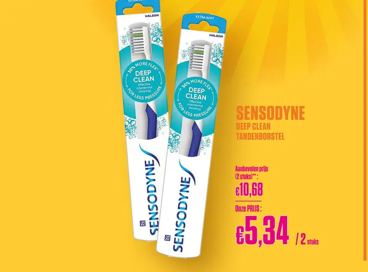 Promotie: Sensodyne Deep Clean Tandenborstel 