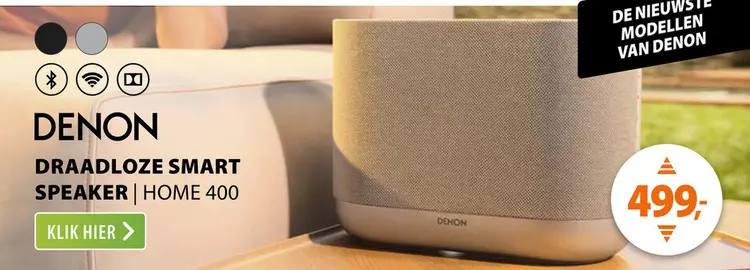 Aanbieding: Denon HOME 400 Zilver