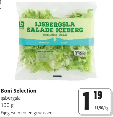 Promotie: ijsbergsla