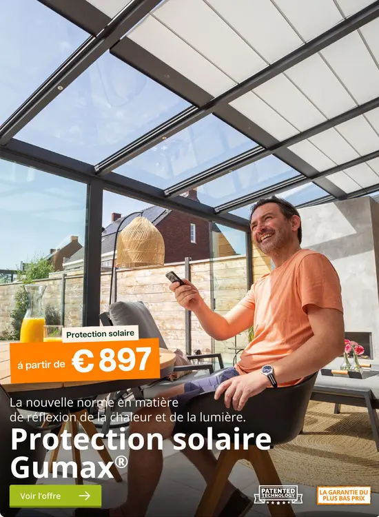Offre: Protection solaire Gumax