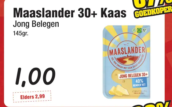 Aanbieding: Maaslander 30+ Kaas