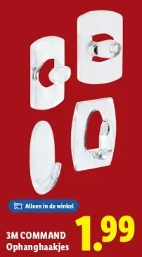 Aanbieding: 3M COMMAND Ophanghaakjes