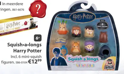 Aanbieding: Squishalongs Harry Potter 6-pack