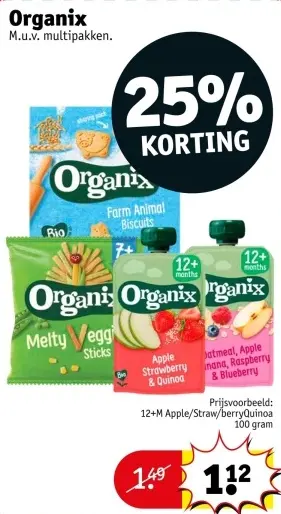 Aanbieding: Organix