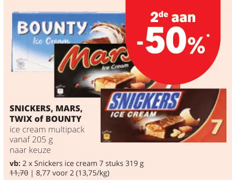Promotie: Ice cream multipack