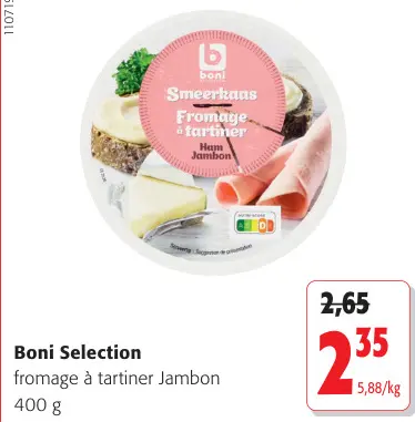Offre: fromage à tartiner Jambon