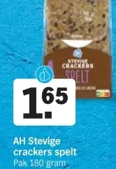 Aanbieding: AH Stevige crackers spelt