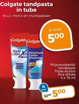 Aanbieding: Colgate tandpasta in tube