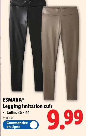 Offre: Legging imitation cuir