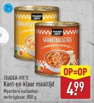 Aanbieding: Kant-en-klaar maaltijd