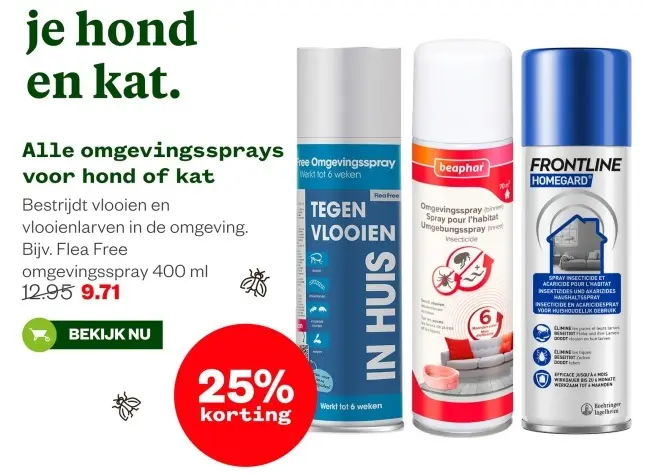 Aanbieding: Flea Free omgevingsspray