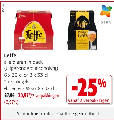 Promotie: Leffe