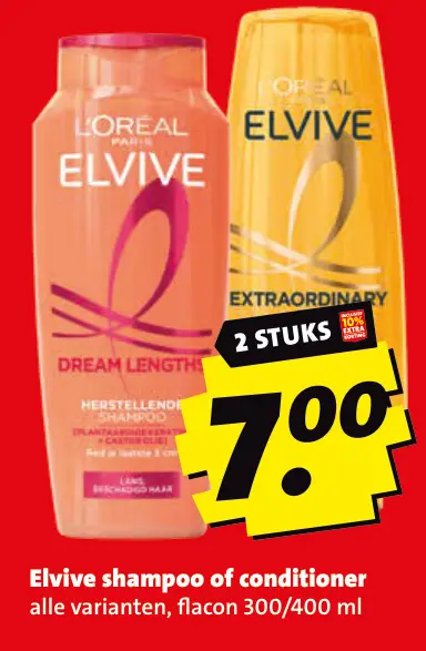 Aanbieding: Elvive shampoo of conditioner