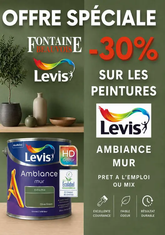 Offre: Ambiance mur Extra Mat Olive Green