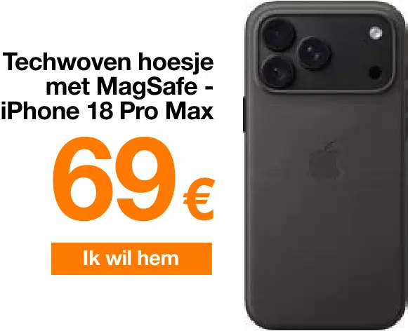 Promotie: Techwoven hoesje met MagSafe - iPhone 18 Pro Max