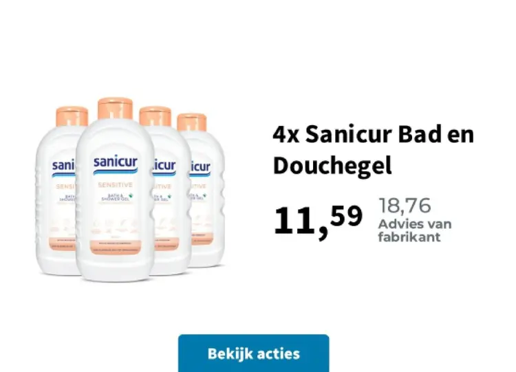 Aanbieding: Sanicur Bad en Douchegel