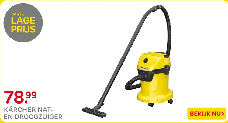 Aanbieding: Nat- En Droogzuiger