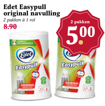 Aanbieding: Edet Easypull original navulling