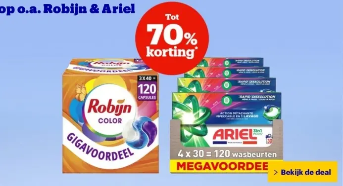 Aanbieding: Robijn en Ariel