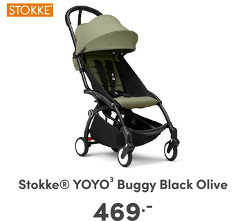 Aanbieding: Stokke YOYO³ Buggy Black Olive