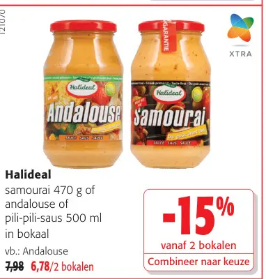 Promotie: Samourai of andalouse of pili-pili-saus