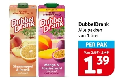 Aanbieding: DubbelDrank