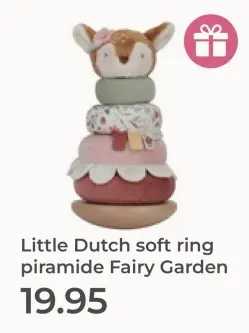 Aanbieding: soft ring piramide Fairy Garden