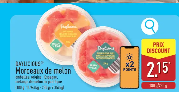 Offre: Morceaux de melon